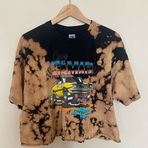 GM Chevy Camaro Graphic Tee Cropped Size XL